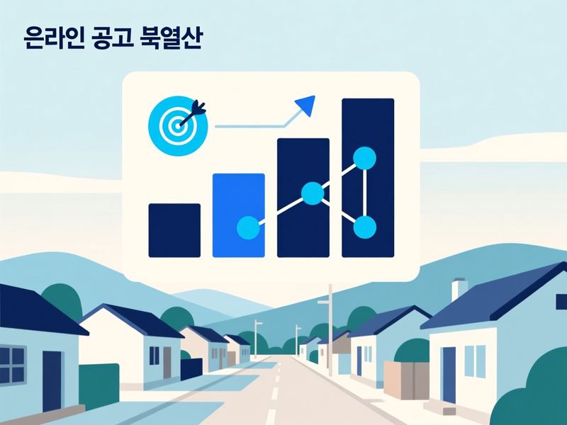 북면 홈페이지 광고 운영 사례