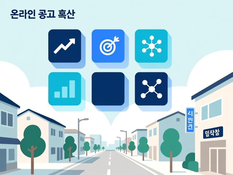 지정면 홈페이지 광고 운영 사례