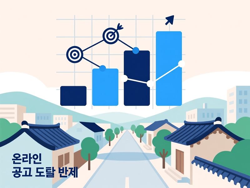 간동면 홈페이지 광고 운영 사례