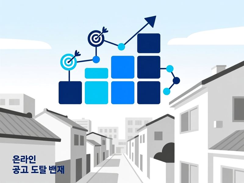 용이동 홈페이지 광고 운영 사례