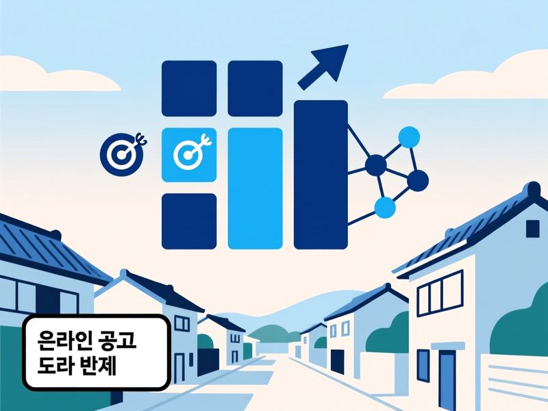 북면 홈페이지 광고 운영 사례