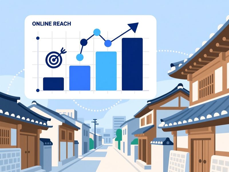 산포면 홈페이지 광고 운영 사례