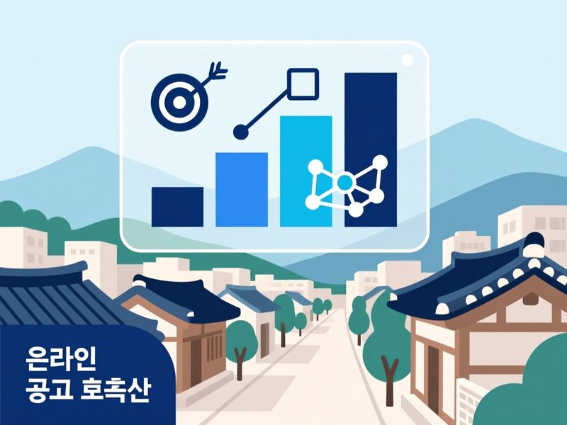 산동면 홈페이지 광고 운영 사례