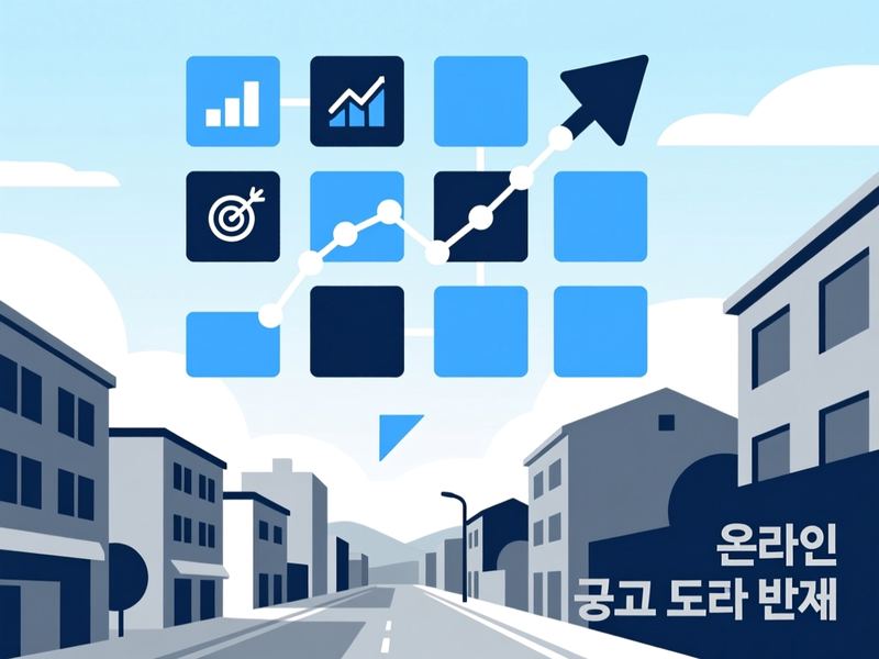 신도안면 홈페이지 광고 운영 사례