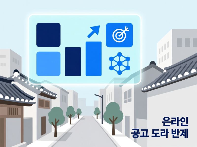 신관동 홈페이지 광고 운영 사례